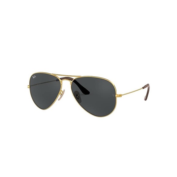Ray-Ban Aviator Sunglasses - Black with Gold Frame